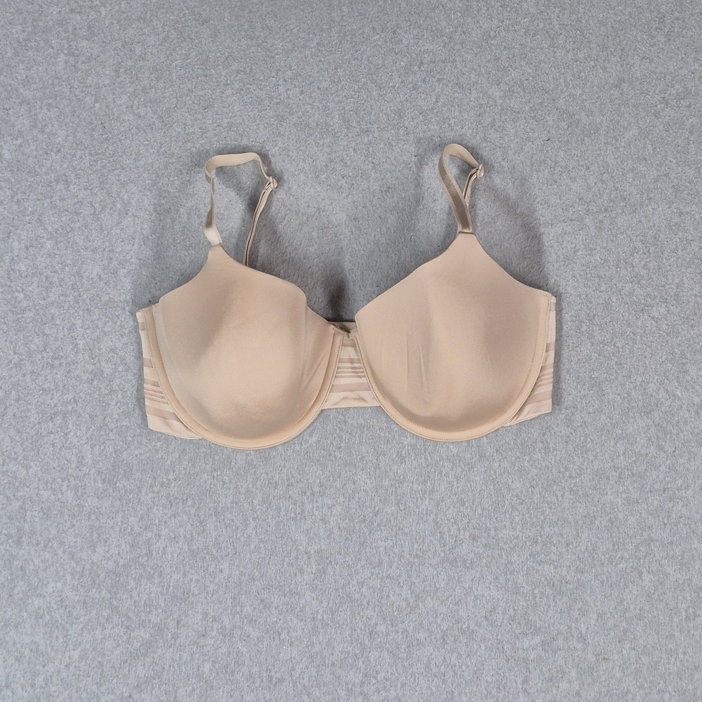 Vanity Fair Women Bra 36DD Beige 75273 T Shirt Beautifully Smooth Invisible Line